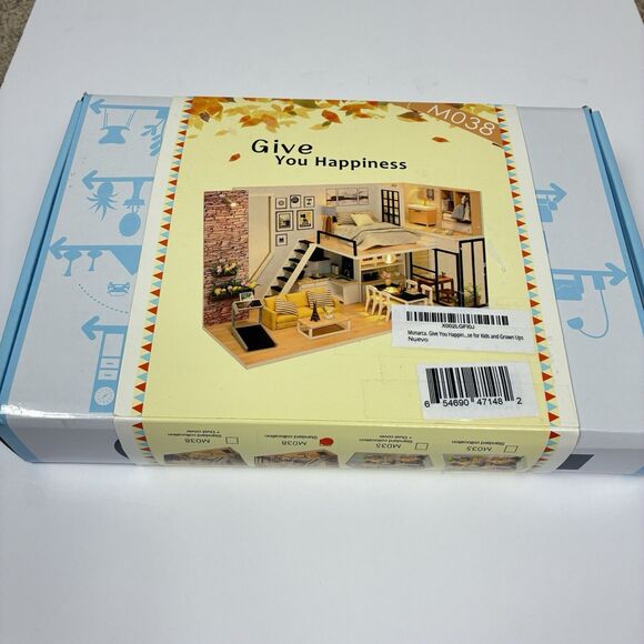 DIY Miniature Loft Apartment Dollhouse Kit 1:24 LED Crafty Christmas Gift NEW - Picture 2 of 12